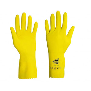 Gant de protection chimique en latex - Taille : De 6 à 11 - Matière : Latex naturel flocké.