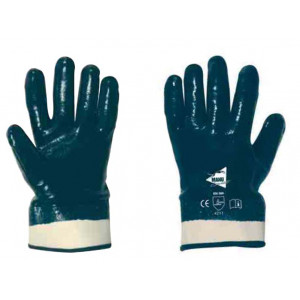 Gant de protection métalurgique - Taille :  10 - Matière : Nitrile bleu