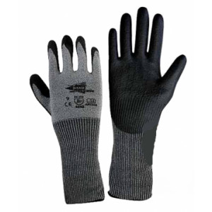 Gant de protection polyuréthane gris - Taille : De 9 et 10 - Matière : Polyuréthane gris