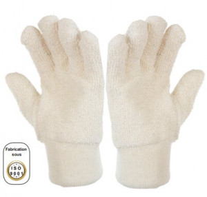 Gants coton manutention fine - Taille : 10 - Matière : 100% coton