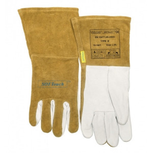 Gants de soudage TIG Weldas 10-1007 - En cuir de chèvre