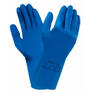 Gants latex réutilisables protection chimique - Taille : 6,5 - 7 - 7,5 - 8 - 8,5 - 9 - 9,5 ou 10 - Matière : latex de caoutchouc naturel - Normes : EN ISO 374 - EN388:2016