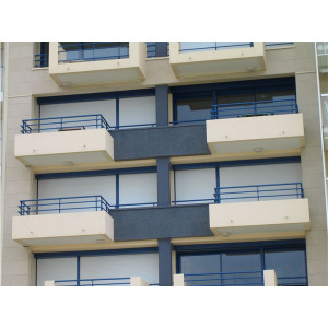 Garde corps lisses horizontales - Garde corps en aluminium 6060 avec lisses horizontales