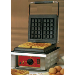 Gaufrier pour professionnel - Puissance : 1,6 Kw - 230V/1 - Dimensions : 305 x 440 x 230 mm - Modèles : 3x5 / 4x6 carrés