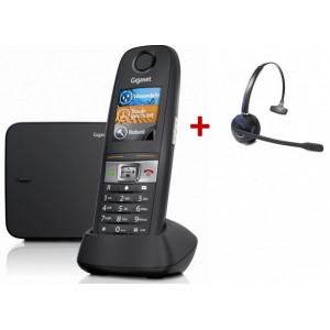 Gigaset E630 + Casque sans fil - Téléphone Sans Fil + Casque Téléphonique - ODHW10E630-Gigaset