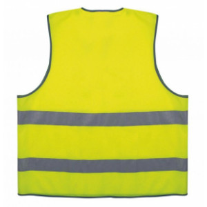 Gilet de signalisation 100 % polyester - Bandes rétro réfléchissantes - Tailles : M à XXL