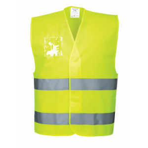 Gilet de signalisation en polyester - Tailles : S - M - L - XL - XXL - 3XL