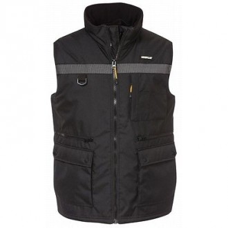 Gilet de travail sans manche Caterpillar - Tailles : M - L - XL - XXL - 100% polyester