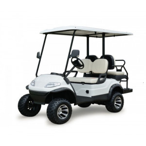 https://www.techni-contact.site/ressources/images/produits/merchandising/golfette-electrique-surelevee-57482136-1.jpg - Véhicule 4 places surélevé, idéal pour la transport de personnes et bagages sur des chemins abimés