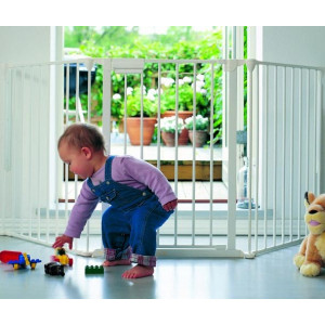 Grande barrière de sécurité enfants - Convient aux ouvertures supérieures à 90 cm