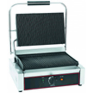 Grill panini avec thermostat réglable en continu - Dimensions du grill (mm) : 430 x 370 x 210