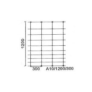 Grillage en fil pour la protection contre les sangliers d'une hauteur de 1200 mm - Rouleau de 100 m - Hauteur : 1200 mm