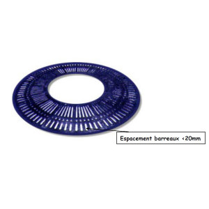 Grille d'arbre PMR de forme ronde - Type : PMR - Forme ronde