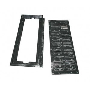 Grille de caniveau en fonte avec cadre plat D400 PMR - Classe : D 400 - Type : PMR ou Standard