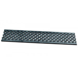 Grille de caniveau losangée C 250 - Classe : C 250 - Encombrement  : de 500 X 200 à 1000 X 200 mm