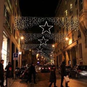 https://www.techni-contact.site/ressources/images/produits/merchandising/guirlande-lumineuse-avec-etoile-54461495-1.jpg - Nombre de leds : 390 - Dimensions (H x L) : 6 x 1.2 m – Led blanc chaud