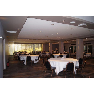 HABILLAGE ACOUSTIQUE RESTAURANT - Toile tendue personnalisée ACOUSTIQUE pour professionnels et particuliers