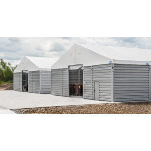 Hall de stockage modulaire 15x30 m - Chapiteau de stockage modulaire de 450m2