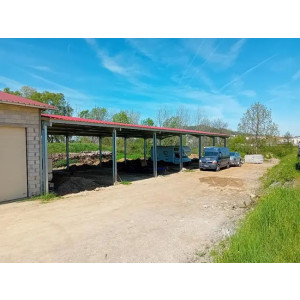 https://www.techni-contact.site/ressources/images/produits/merchandising/hangar-de-stockage-580m-82177967-1.jpg - Avec une superficie couverte de 580m² ce bâtiments en kit est robuste grâce à une structure en acier prs galvanisée à chaud très durable et une couverture en tôle 5 ondes renforcées. Conçus pour répondre à vos besoins de stockage, cet hangar convient aux