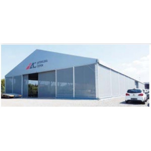 Hangar volets transparents  - Hangar industriel avec volets transparents 