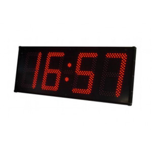 Horloge industrielle LED - Equipée d'un capteur de température interne