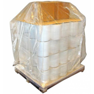 Housse rétractable de protection caisse palette - Conditionné en rouleaux ou en carton