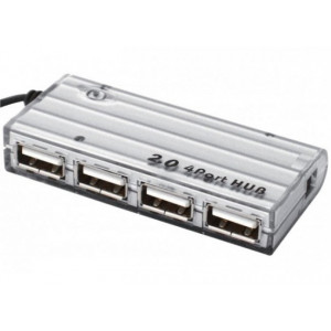 Hub USB 2.0 HighSpeed avec câble USB - Hub USB 2.0 HighSpeed - Mini 4 ports