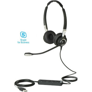 Jabra - BIZ 2400 II USB UC MS Duo - Casque Téléphonique - GN2400DUSBNB-2-Jabra GN