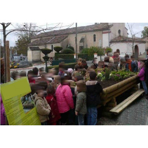 Jardin pédagogique à l'école - Longueur : 4 m ou 2.50 m x largeur 1.50 m