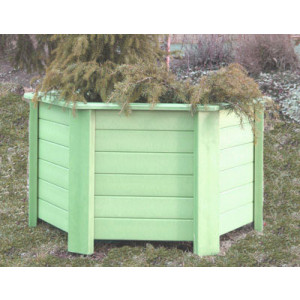 Jardinière en composite - Capacité en litres (L) : 107 - 274