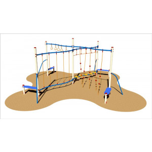 https://www.techni-contact.site/ressources/images/produits/merchandising/jeu-a-grimper-aire-de-jeux-75555384-1.jpg - Pour enfant de 3 à 12 ans – Dimensions : 610 x 610 x 280h cm