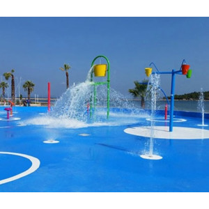 Jeu d'eau pour enfants - Encombrement : 615 m²