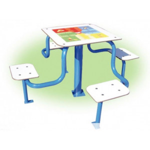 Jeu sur table pour enfant - Dimensions : 1,44 x 1,44 x 0,73 m