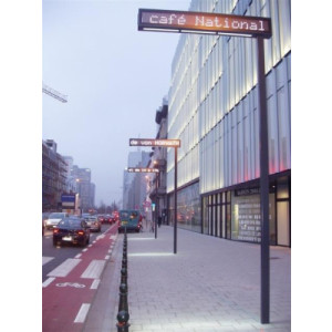 Journal lumineux interne ou externe - Usage : Interne ou externe   -  Technologie d’affichage : LEDs