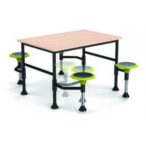 Table/chaise groupale - JUK 165 - Table et chaise scolaire pour travail en équipe