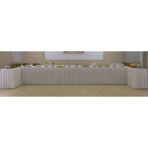 Juponnage de table et buffet - 100% polyester tissé