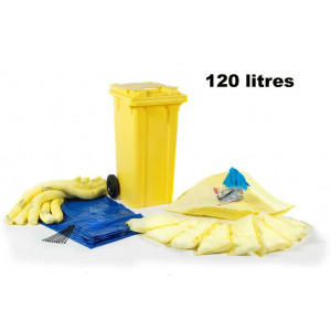 Kit anti pollution hydrocarbure - Capacité : 120 L