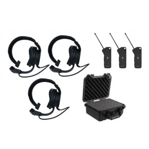 Kit communication mains libre sans fil - 2 à 6 Micros casques