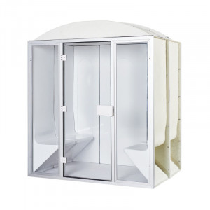https://www.techni-contact.site/ressources/images/produits/merchandising/kit-complet-de-cabine-de-hammam-4-places-27164342-1.jpg - Dimensions : 190 x 130 x 225 cm