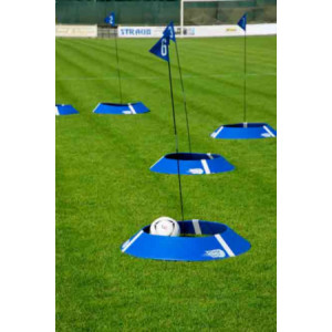 https://www.techni-contact.site/ressources/images/produits/merchandising/kit-de-10-cibles-de-foot-golf-19753433-1.jpg - Drapeaux numérotés de 1 à 10 - Drapeau et base en mousse - Kit de 10