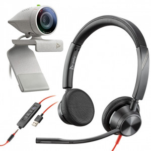 Kit Poly Studio P5 + Blackwire 3325 USB-A - Visioconférence - POP5B3325-Poly