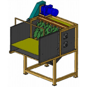 Lacérateur industriel pour carton 6,6 kW - Largeur de coupe : 1400 mm
