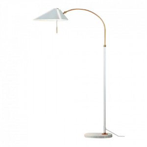 Lampe de style Mid Century - Lampe sur pied de style Mid Century avec base en marbre