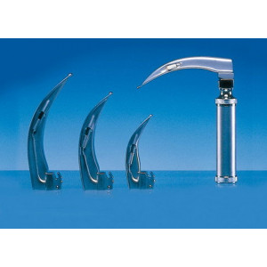 Laryngoscope en inox - 4 lames Mac Intosh