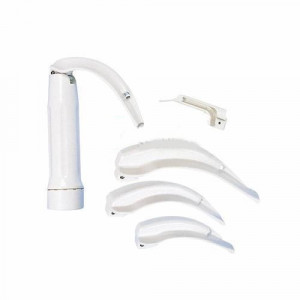 Laryngoscope fibre optique - Manche auto-clavable à 121°C