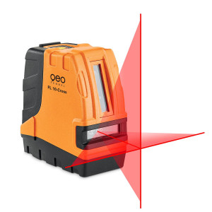 Laser de chantier FL 1-Cross - Précision : ± 5 mm / 10 m - Portée sans cellule : 10 m (Radius) -  Couleur : Rouge 