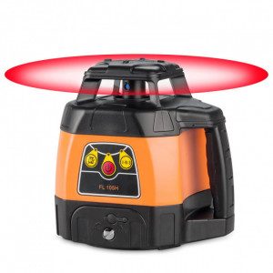 Laser rotatif automatique FL 105H - Précision horizontale: 1,0 mm / 10 m - Portée sans cellule:	40 m  - Couleur : rouge 
