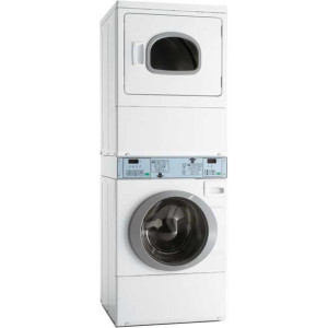 Lave linge et sèche linge superposés - Capacité : 8 Kg  -  Essorage : 1000 tr/mn