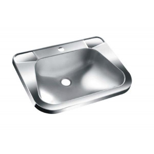 https://www.techni-contact.site/ressources/images/produits/merchandising/lave-mains-avec-coins-arrondis-et-avec-orifice-31643273-1.jpg - Acier inoxydable - Finition: Satiné ou Brillant - Ø Robinets : 35 mm
