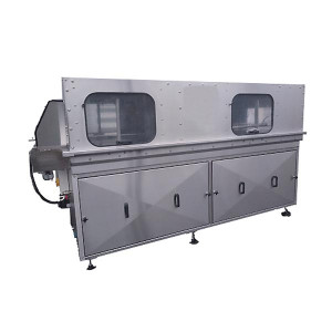 Laveuse de caisses INOX - Lavage 40°- Rinçage 70° - Vitesse variable -cadence: 150 à 400 caisses/H